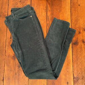 Joe's Jeans Skinny Visionaire Green Corduroy Pants, Cords. Size 30